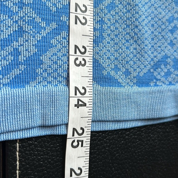 Lululemon Tank Swiftly Tech Racerback Heathered Pipe Dream Blue Sz 6 - Picture 10 of 11